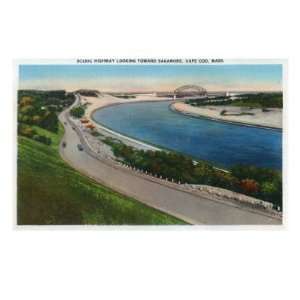   Hwy View towards Sagamore Giclee Poster Print, 32x24