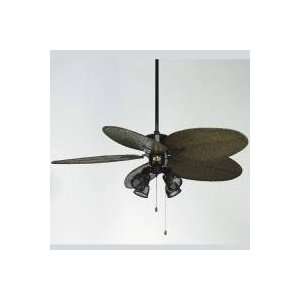   The Islander Ceiling Fan w/ Oval Woven Bamboo Blades   FP320/FP320