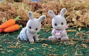 Calico Critters Cottontail Rabbit twins NEW cc1629  
