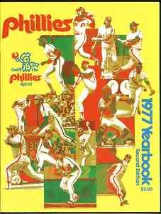 1977 PHILA PHILLIES Yearbook 2nd Edition NEAR MINT  