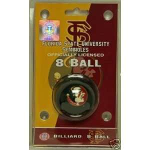   State University FSU Seminoles Billiard Eight Ball 8 Ball Sports