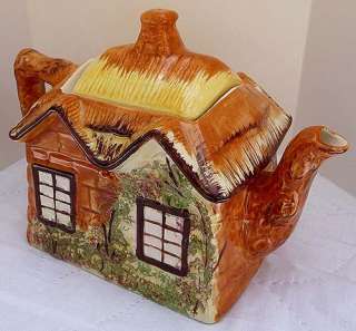 view of YE OLDE COTTAGE English Earthenware Teapot by PRICE Kensington 