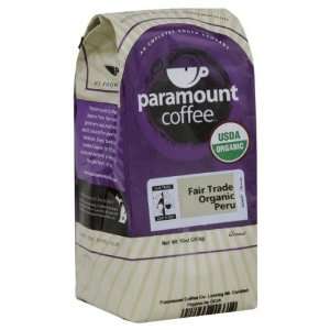 Paramount Coffee Fto Peru 10 OZ (Pack of 6)  Grocery 