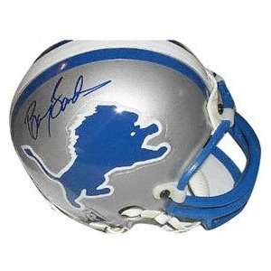 Barry Sanders Detroit Lions Autographed Riddell Replica Mini Helmet