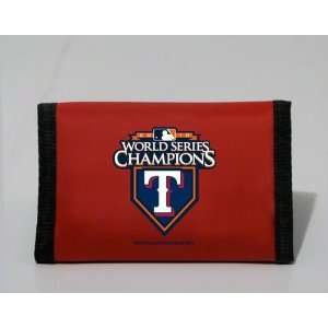  Texas Rangers 2010 World Series Champions Nylon Trifold 