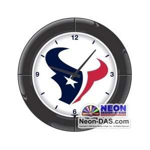  Houston Texans Neon Clock