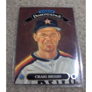  1992 Donruss Craig Biggio MLB Baseball Diamond Kings Card 