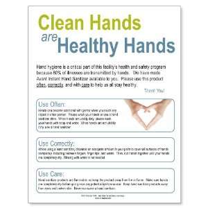  Clean Hands are Healthy Hands Poster (Pack of 10 Posters 