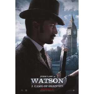 Sherlock Holmes  Games of Shadow (Jude Law) Original Movie Poster 