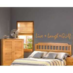  Live Laugh Golf Sports Vinyl Wall Decal Sticker Mural Quotes Words 