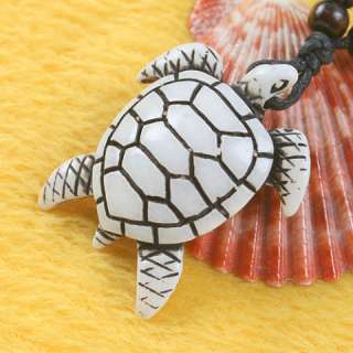 12pcs turtle Tibetan Imitate Yak Bone Pendant Necklace C752  