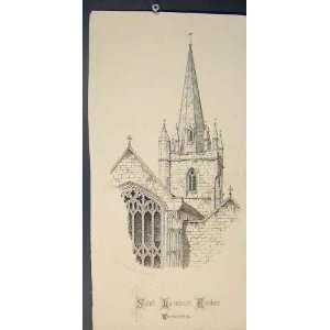  Saint Gresham Worcestershire England Antique Print