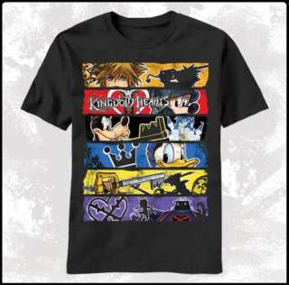 Kingdom Horizon Kingdom Hearts Men Anime T shirt  