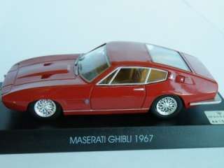 MASERATI GHIBLI CAR 1967 1/43RD SCALE CLASSIC SPORTS MODEL  