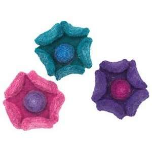 Wool Felt Cup Flowers Arts, Crafts & Sewing