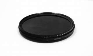82mm fader ND filter adjustable variable ND2 to ND400  