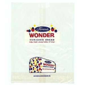  9 Vintage NOS Wonder Bread Cellophane Sandwich Lunch Bags 