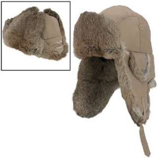    Yukon Tracks Alaskan Style Hat   Tan w/ Brown Fur Clothing