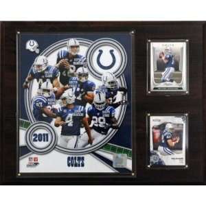   1215COLTS11 NFL Indianapolis Colts 2011 Team Plaque