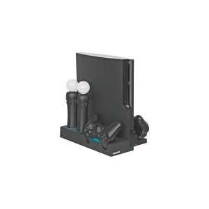  New Dreamgear Power Stand Ps3 Slim Ps3 Move Two Sixaxis 