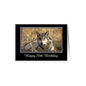  American Indian Wolf Birthday card 70th Birthday photo 