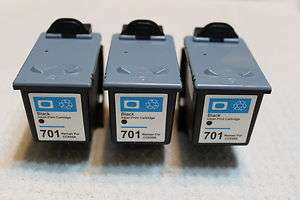 HP 701 Black ink cartridges CC635A Reman fax 640 2140  