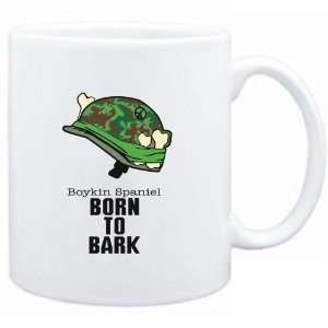  Mug White  Boykin Spaniel / BORN TO BARK  Dogs Sports 