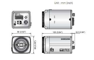 Samsung 1/2 XDR A1 DSP 600 TVL CCTV Camera SCb 4000  