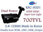 High End IR Night Vision CCTV Camera KT&C KPC N501 700T