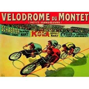  Print   Velodrome du Montet   Artist Marcellin Auzolle  Poster Size 