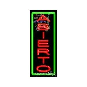  Abierto Neon Sign 13 Tall x 32 Wide x 3 Deep 