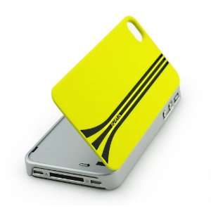 YELLOW iPhone 4S 4 Smart Case Stand SIM & Credit Card Compartment Sim 