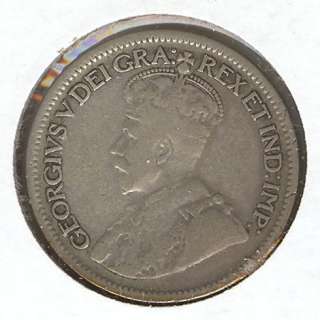 Canada 10 cents 1936 George V * Silver * KM#23a  