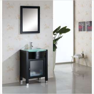 Virtu Ava Single 24 Bathroom Vanity Set in Espresso MS 545  