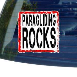  Paragliding Rocks   Window Bumper Laptop Sticker 