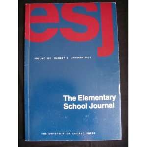  The Elementary School Journal Volume 103 Number 3 January 