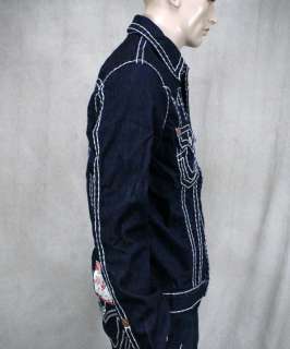 True Religion Jeans Denim Jacket JIMMY Super T BODY RINSE 24900NBT2 