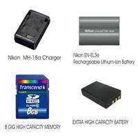 Charger + Original Rechargeable Battery + Extra Rechargeable Battery 