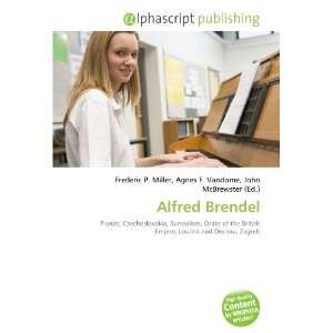  Alfred Brendel (9786133892064) Books