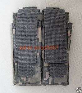 New Molle Double Pistol Mag Pouch ACU Digital  Airsoft  