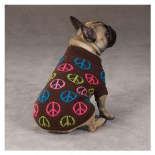Peace Sign Tees, Hoodies & Sweaters for Dogs 8 Sizes  