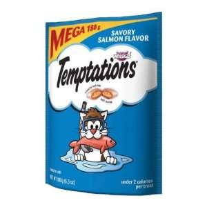  Whiskas Temptations Mega Savory Salmon 6.3 oz Pet 