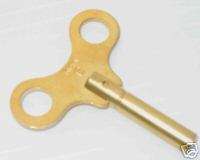 Clock Key Brass Mainspring Winding Key # 4 Size 3.25mm  