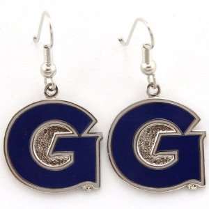  Georgetown Hoyas Logo Wire Earrings
