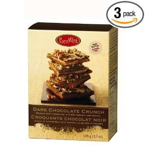 Cocomira Dark Chocolate Crunch, 3.7 Ounce Boxes (Pack of 3)
