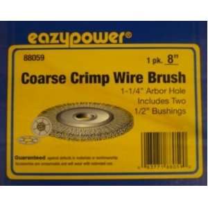 Crimp Wire Wheel Brush 8 In Coarse Eazypower 88059