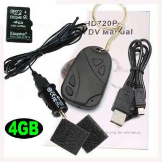   DVR Camera 808 #11+ 4GB MICRO SD CARD/1280* 720P/.mov/H.264  