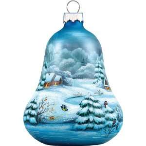  G. Debrekht   Winter Village Bell Ornament