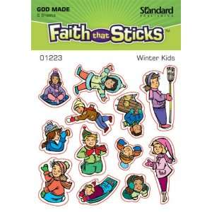  Winter Kids Stickers (01223) Toys & Games