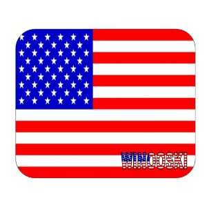  US Flag   Winooski, Vermont (VT) Mouse Pad Everything 